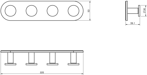 Крючок Langberger Molveno 72134 фото 2