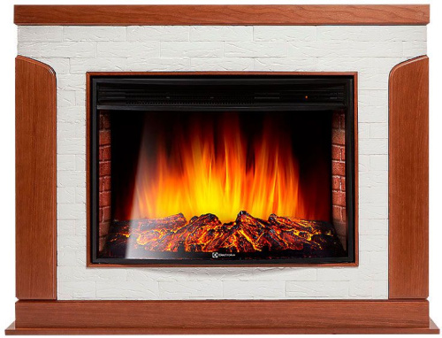26 690 руб. Портал Firelight Prestigio 30 камень белый, шпон дуб фото 2 Портал Firelight Prestigio 30 камень белый, шпон дуб фото 2