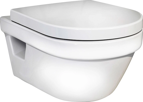 Комплект Унитаз подвесной Gustavsberg Hygienic Flush WWC 5G84HR01 безободковый + Система инсталляции для унитазов Grohe Rapid SL 38775001 4 в 1 с кно