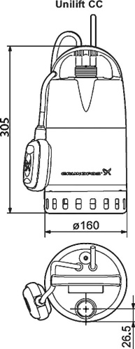 22 800 руб. Дренажный насос Grundfos Unilift CC 9 A1 фото 3 Дренажный насос Grundfos Unilift CC 9 A1 фото 3