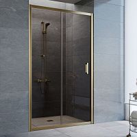 Душевая дверь в нишу Vegas Glass ZP 115 05 05 профиль бронза, стекло бронза