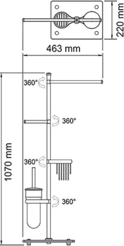 Стойка Wasserkraft K-1248 Стойка Wasserkraft K-1248