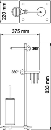Стойка Wasserkraft K-1264 фото 4 Стойка Wasserkraft K-1264 фото 4