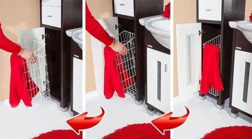 Мебель для ванной Бриклаер Бали 90 светлая лиственница, белый глянец, R фото 5