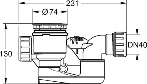 Слив-перелив Grohe Essence 49113000 хром фото 2