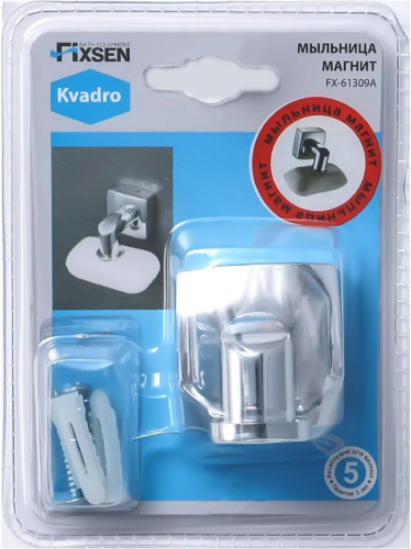 Мыльница Fixsen Kvadro FX-61309A магнитная фото 2
