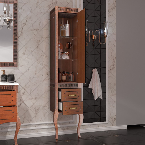 Шкаф-пенал Opadiris Фреско R светлый орех фото 7