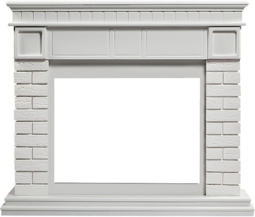 Портал Firelight Bricks 30 камень белый, белая эмаль